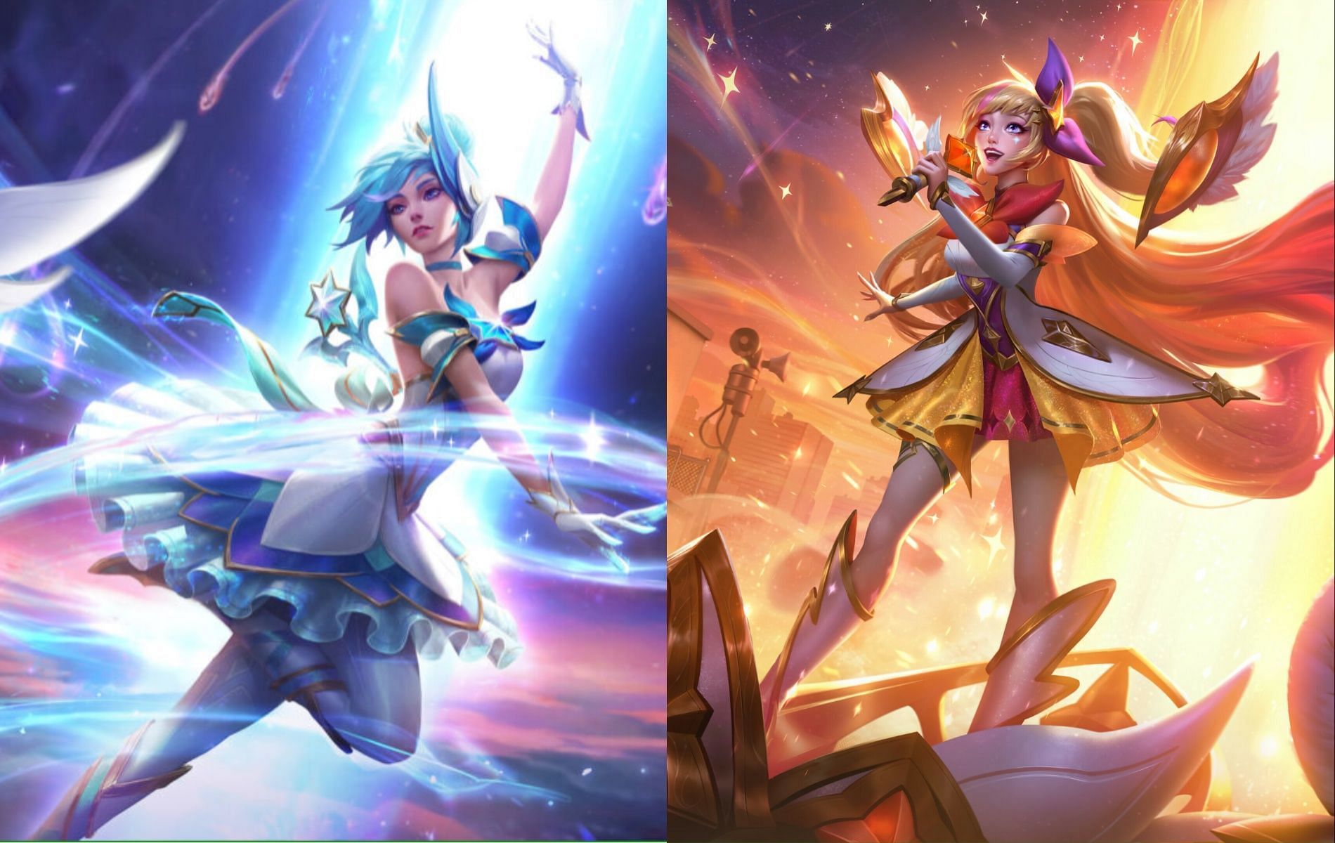 All Star Guardian Orianna and Seraphine changes in League of Legends PBE patch 13.13 cycle (Images via League of Legends)