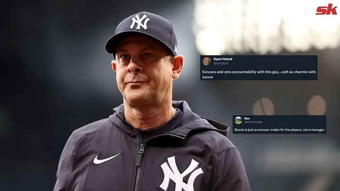 Yankees fans blast Aaron Boone's defence of Gleyber Torres's error following series loss vs Red Sox: "Soft as charmin"