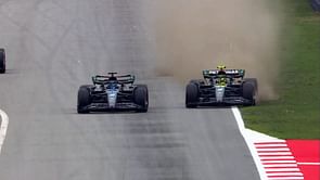 F1 pundit's theory on why George Russell gets away with driver errors like the one against Lewis Hamilton in Barcelona