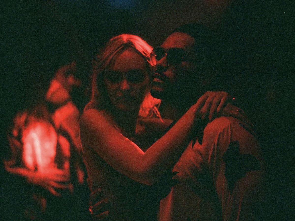 Lily-Rose Depp and The Weeknd in The Idol (Image via IMDb)
