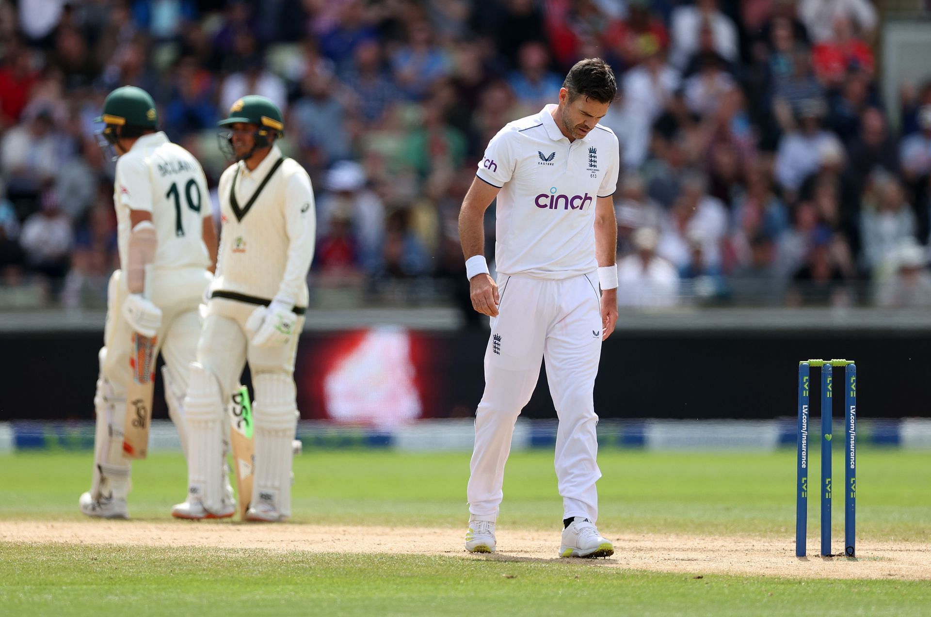 James Anderson picked up just a solitary wicket in the Edgbaston Test.