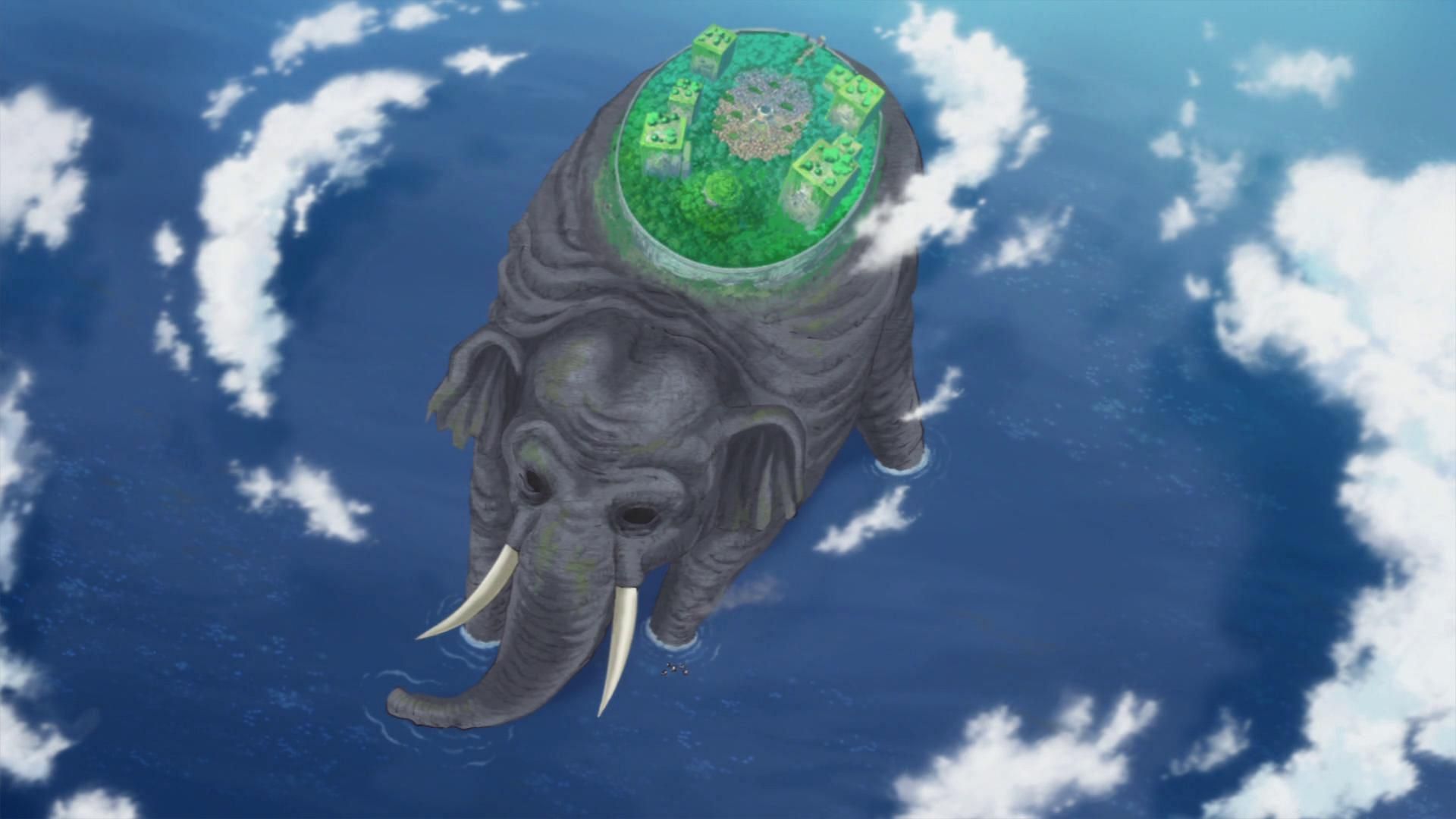 Zunisha is the oldest and largest living character in One Piece (Image via Toei Animation, One Piece)