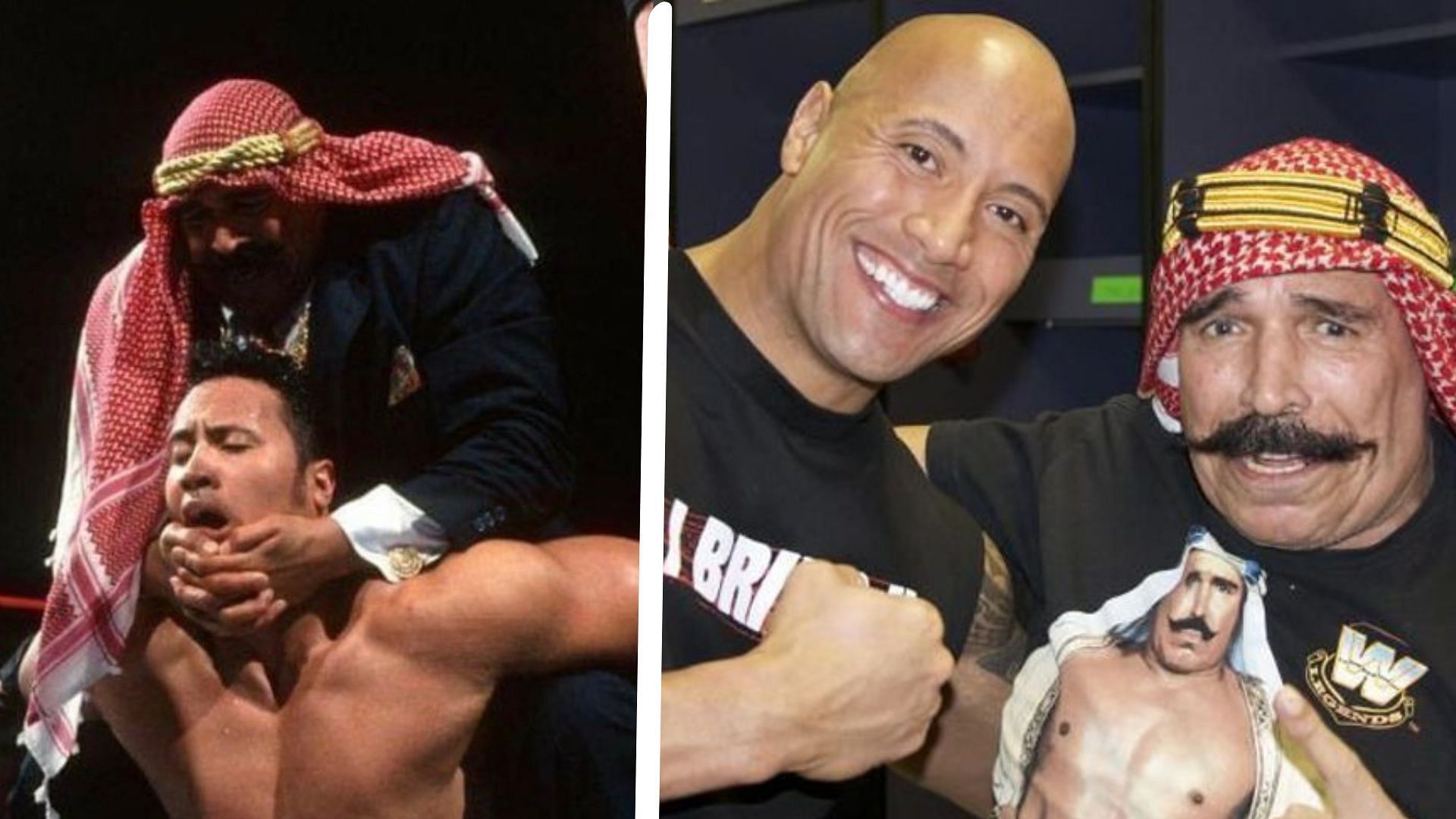The Iron Sheik and The Rock share a long history together