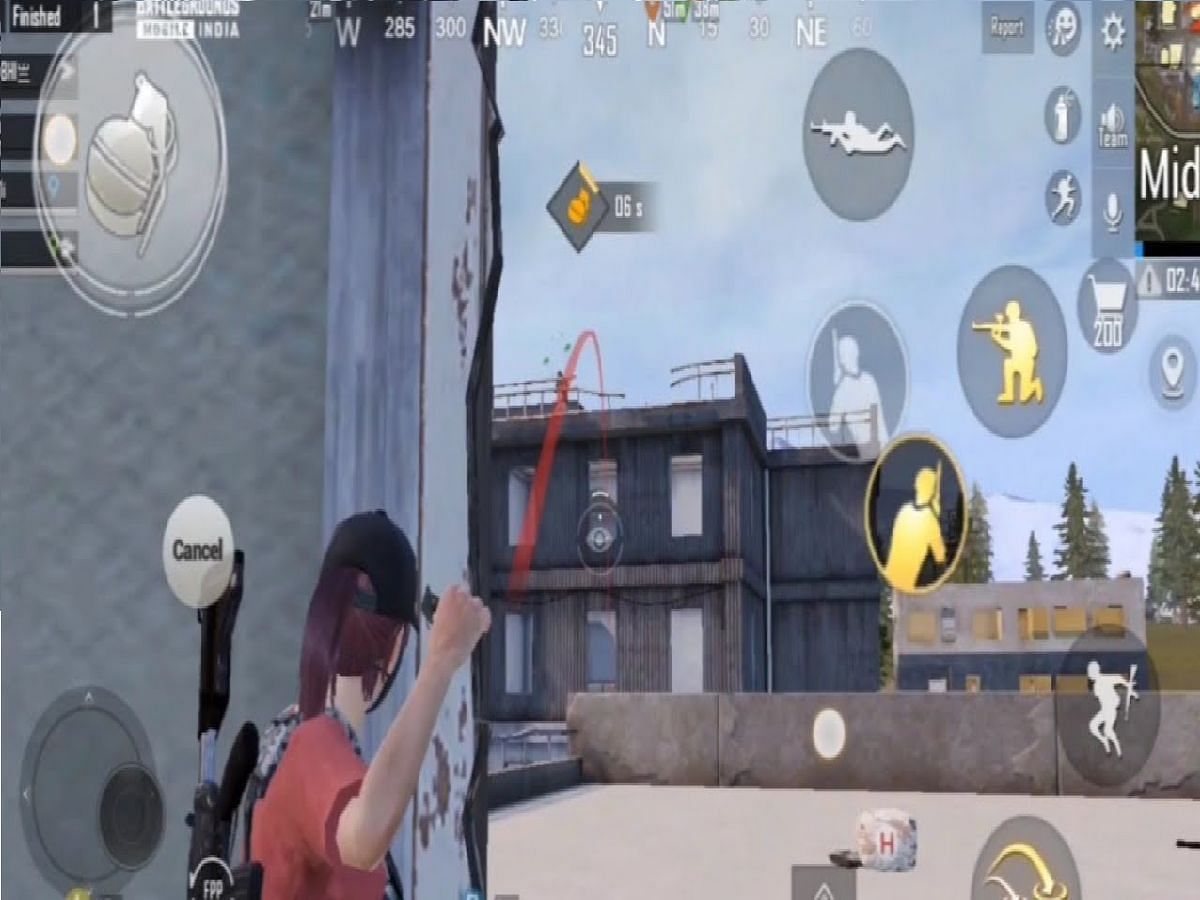 Tips to get more kills with grenades in Battlegrounds Mobile India (BGMI) (Image via Krafton)