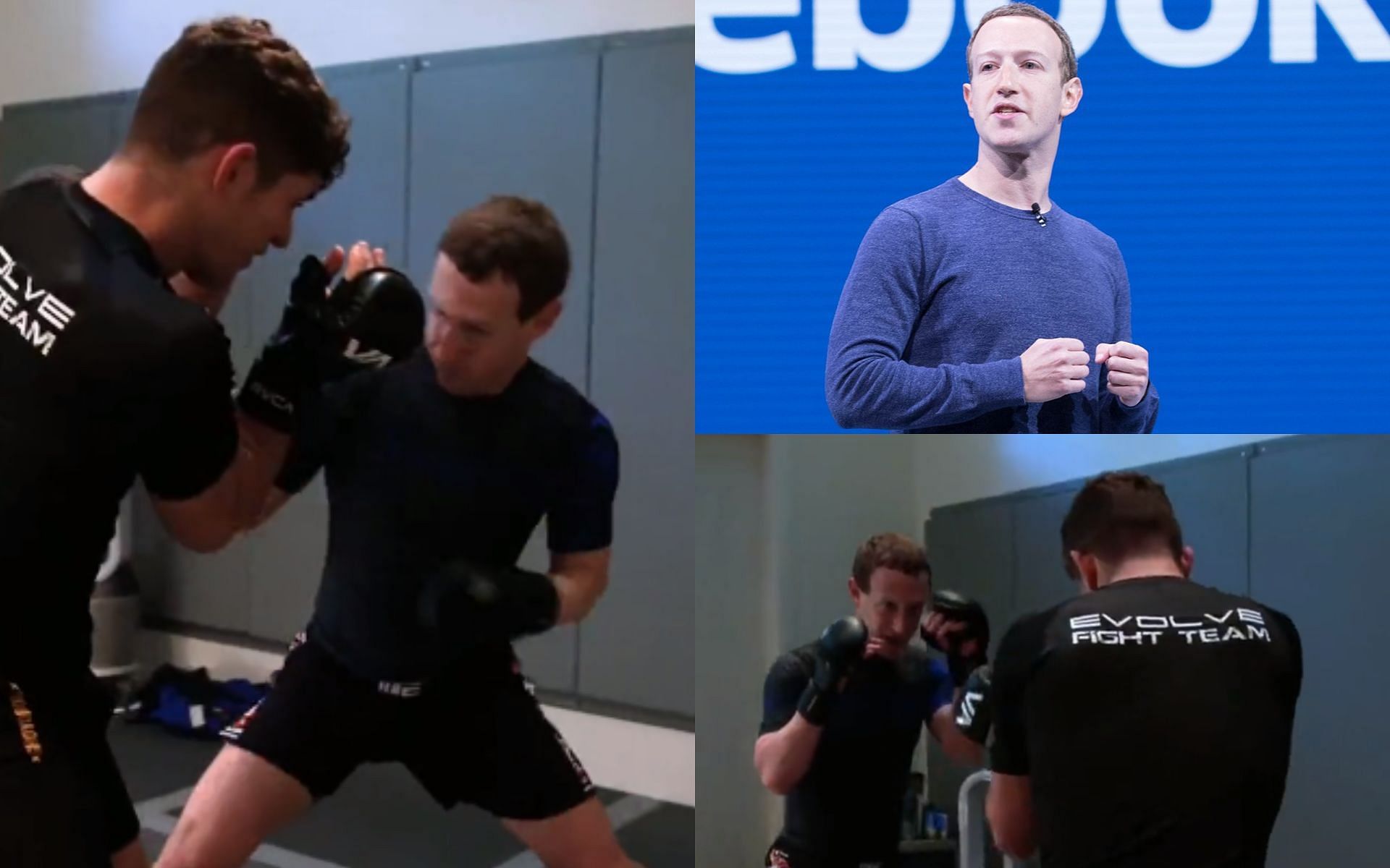 Mark Zuckerberg training MMA [Image courtesy: @HappyPunchPromo, @AnthonyQuintano on Twitter]