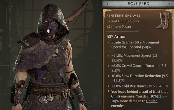 Penitent Greaves in Diablo 4: How to get, Unique Effects, Affixes, and more
