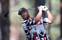 When will Travis Kelce tee off at Capital One's The Match 2023?