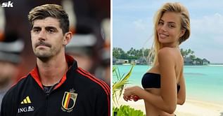 "Legends never go down" - Thibaut Courtois' fiancee makes defiant claim amid war of words with Belgium boss Domenico Tedesco