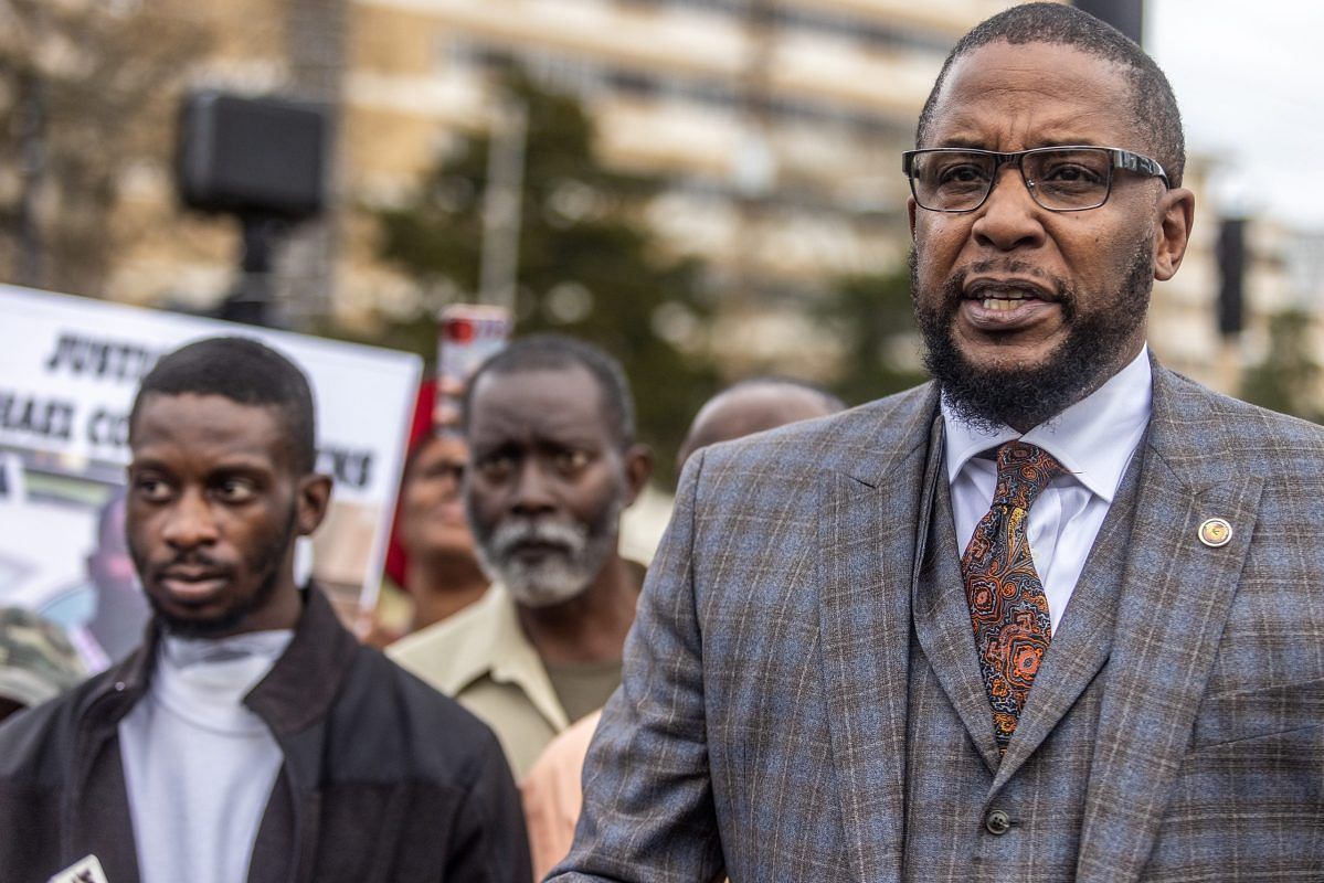 Vigil held for Malik Shabazz after activist suffered heart attack: More details revealed. (Image via Eric Shelton/Mississippi Today)a 