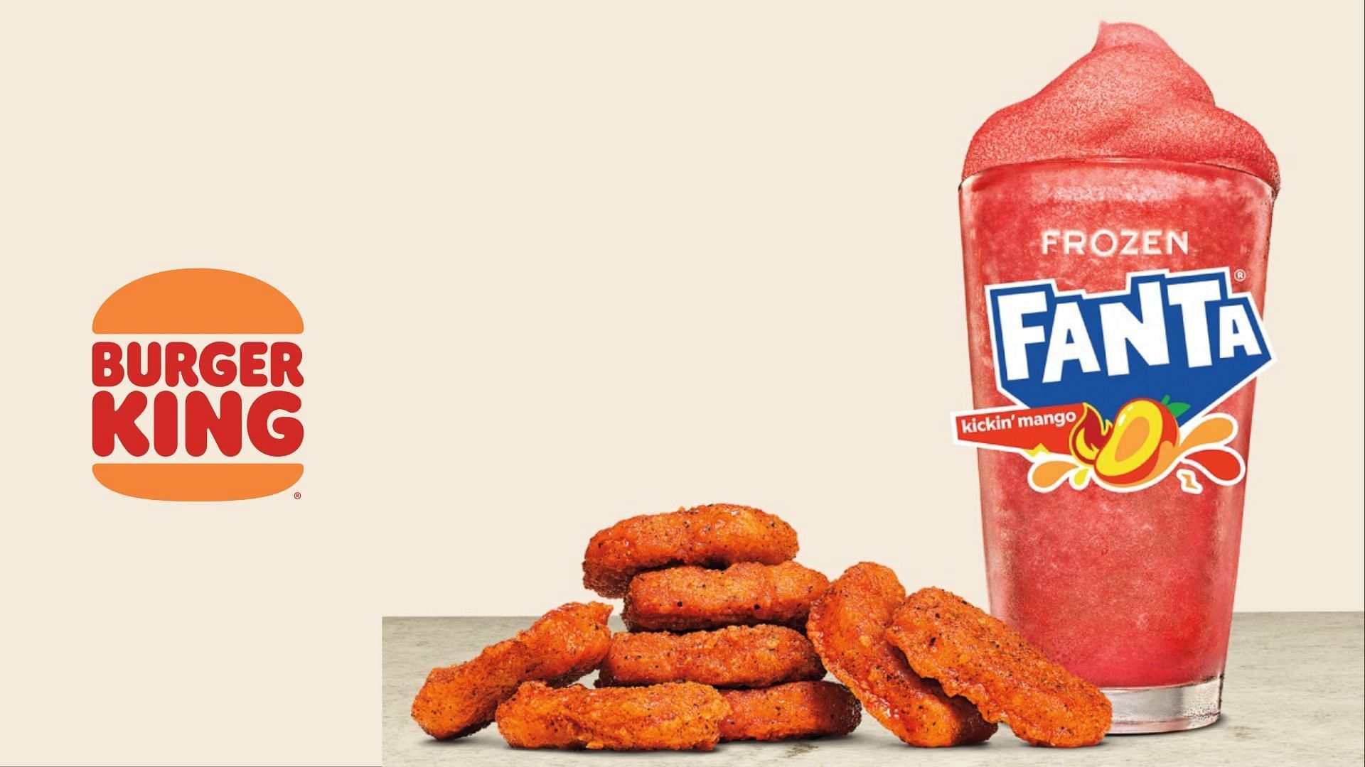 Burger King introduces new Fiery Nuggets and new Frozen Fanta&reg; Kickin&rsquo; Mango frozen beverage (Image via Burger King)