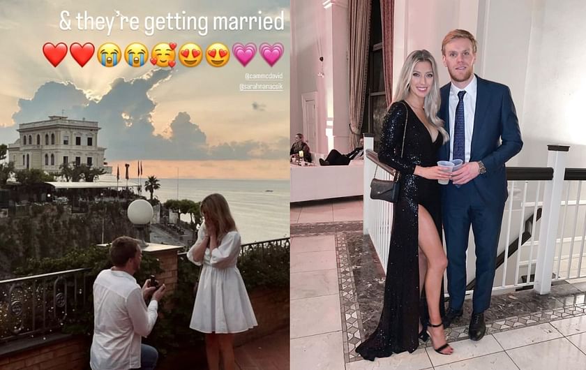Connor McDavid's brother Cameron proposes to girlfriend Sarah