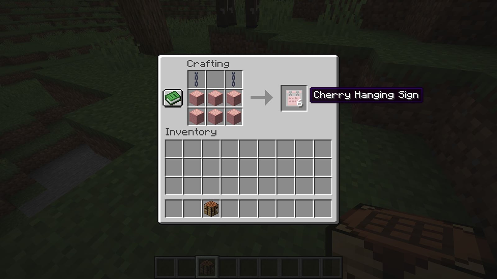 How to make all types of hanging signs in Minecraft 1.20 update?