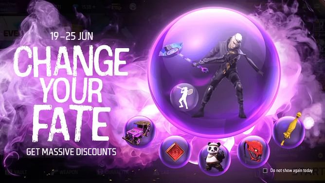 New Free Fire Change Your Fate event: How to get legendary items for cheap (MAX version)