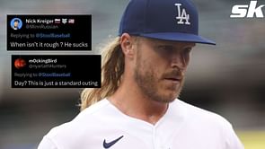 Los Angeles Dodgers fans have had enough after Noah Syndergaard has another rough performance against the Washinton Nationals: "When isn't it rough?"