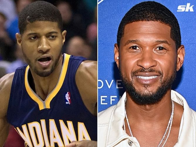 "I look like him"- Paul George says he used to be compared to Usher when he was young