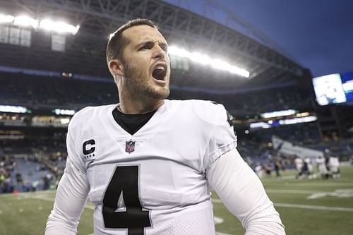 Derek Carr: Las Vegas Raiders v Seattle Seahawks