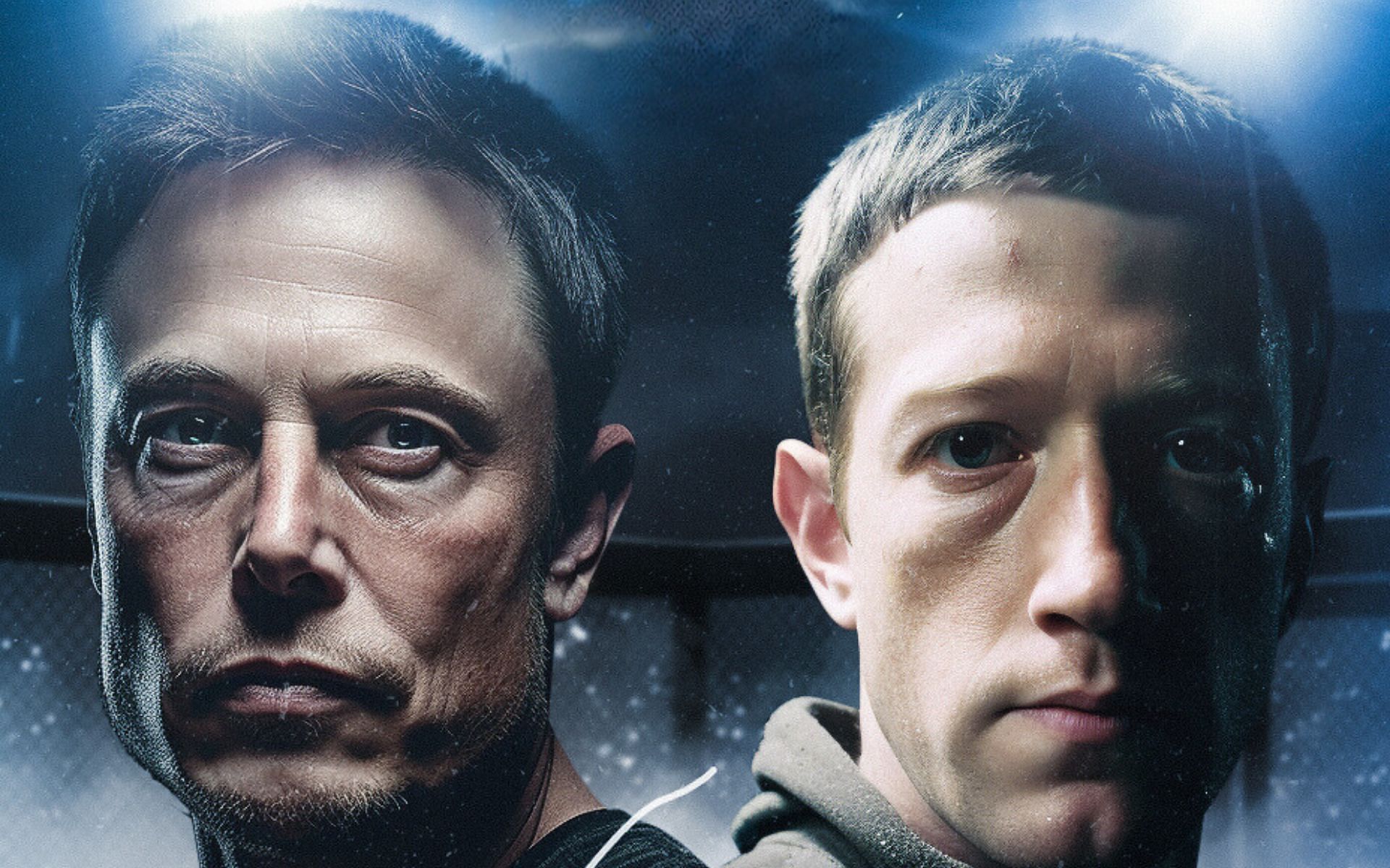 Elon Musk vs. Mark Zuckerberg for UFC 300? [Image courtesy: @Wheezley on Twitter]