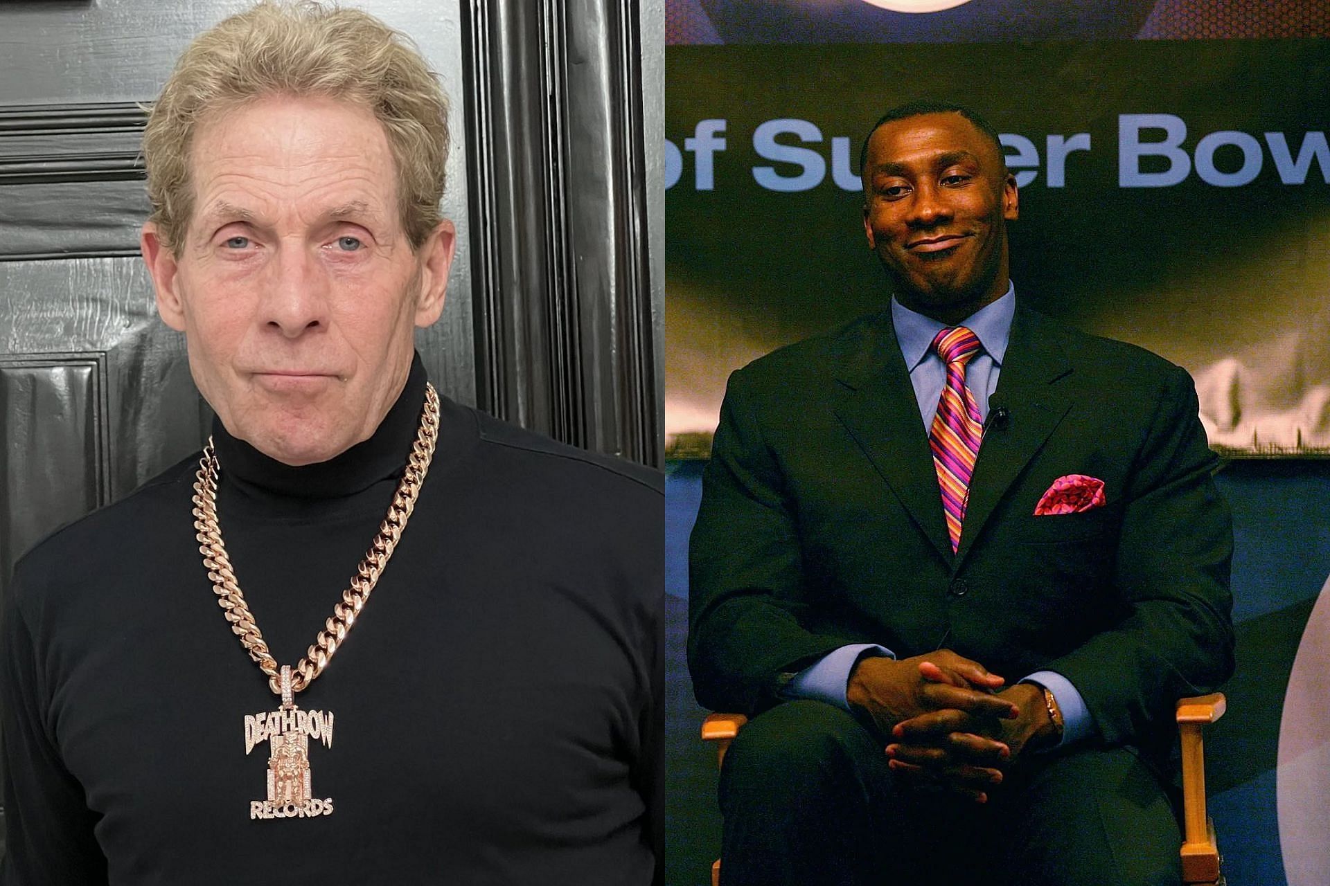 Skip Bayless (L) and Shannon Sharpe (R) (Pic Courtesy: Getty and Twitter @RealSkipBayless)