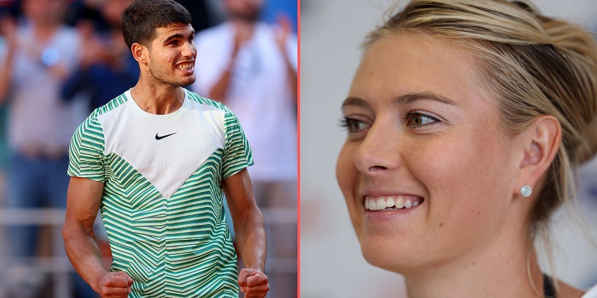 Maria Sharapova has expressed excitement at Carlos Alcaraz