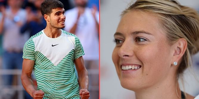 Maria Sharapova: "Carlos Alcaraz is incredible, I can't wait to see him grow"
