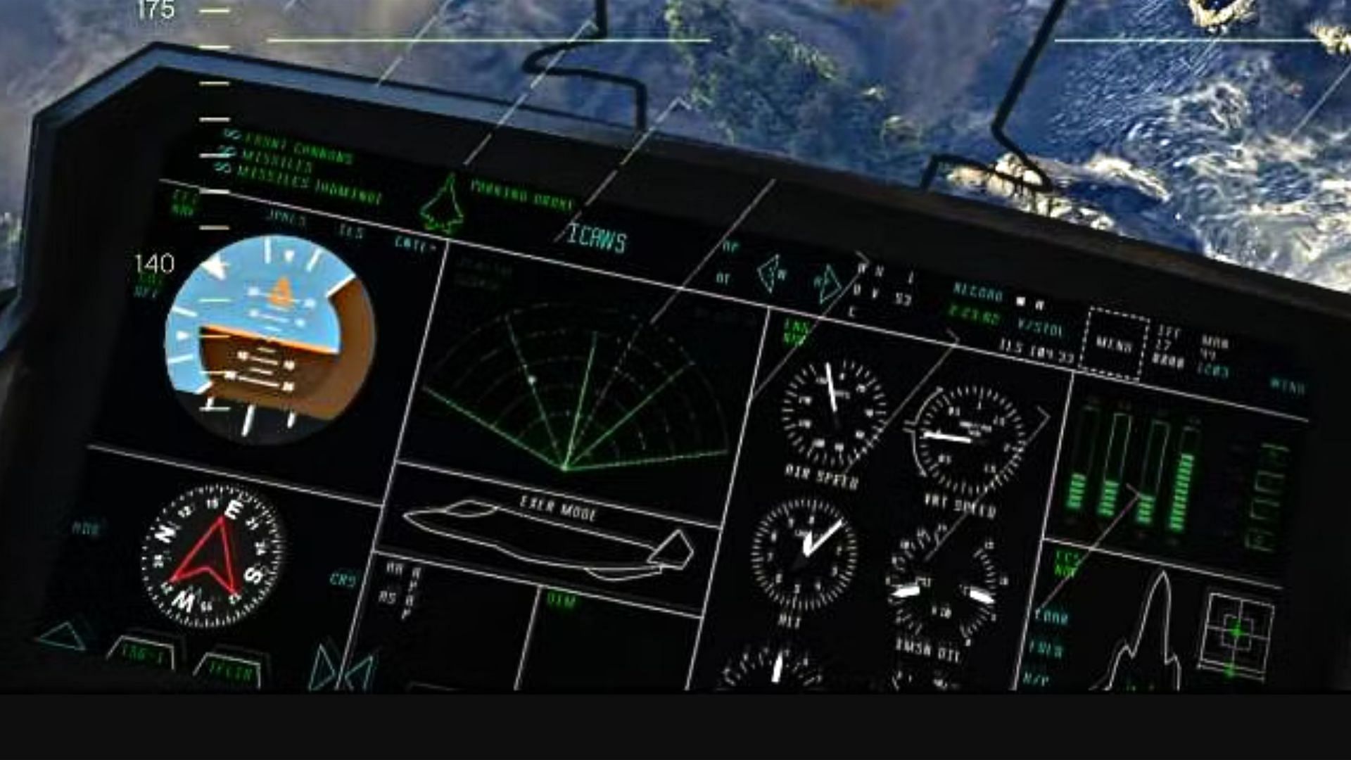 The new jet&#039;s control panel (Image via Twitter/TezFunz2)