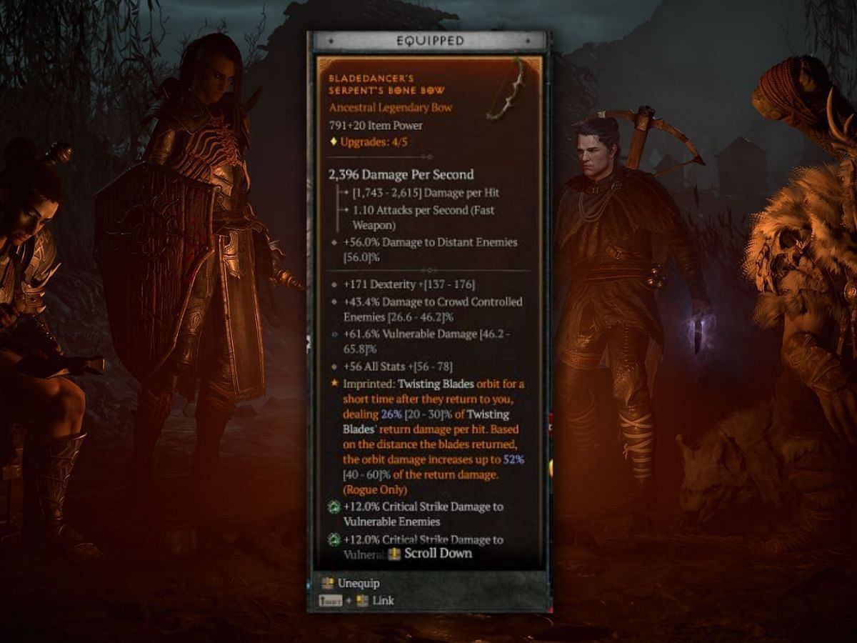Ancestral Items are the top of the top tier in Diablo 4.