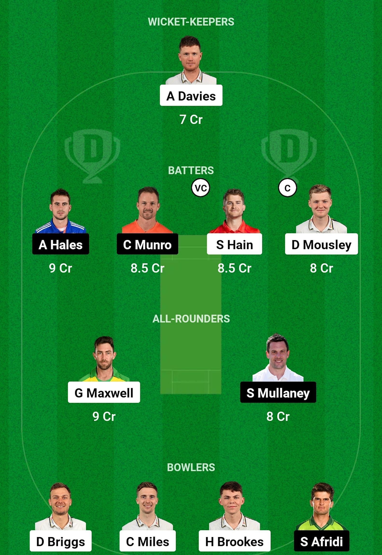 WAS vs NOT Dream11 Prediction, Match 42, Grand League Team