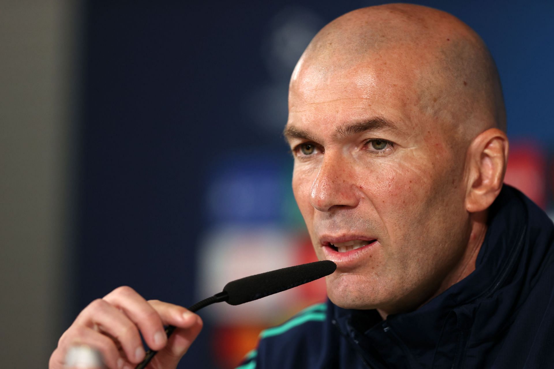 Zidane (in pic) lavished praise on the PSG frontman.