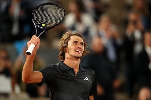 Alexander Zverev at the 2023 French Open