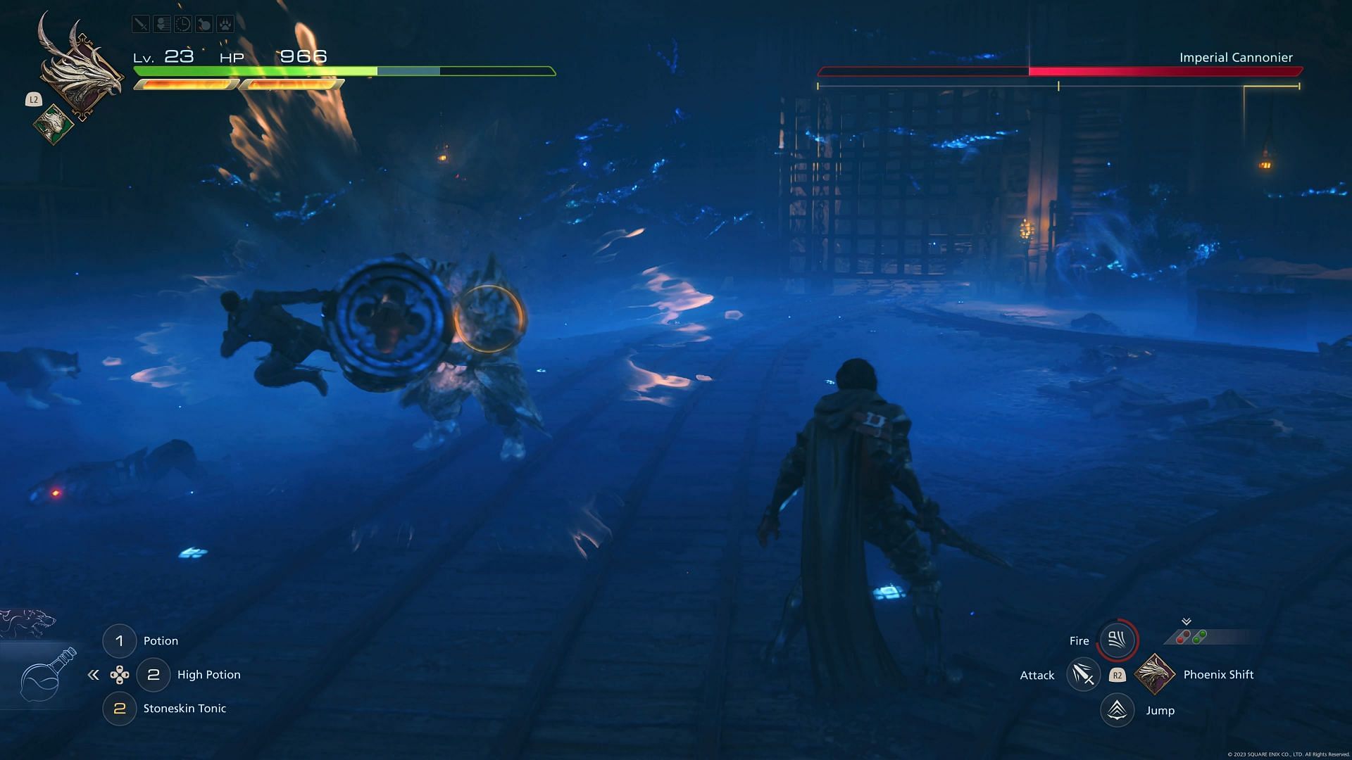 How to defeat the Imperial Cannonier in Final Fantasy 16? (Image via Square Enix)