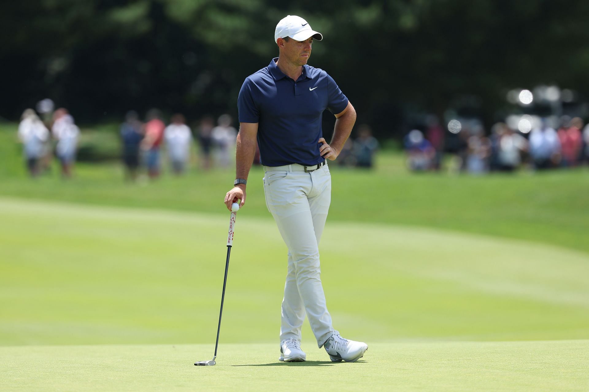 Rory McIlory during the Travelers Championship Final Round