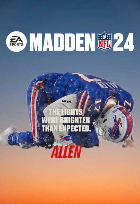 Josh Allen's Madden 24 cover has a glaring mistake