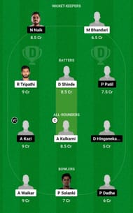 Dream11 Team for Eagle Nashik Titans vs Ratnagiri Jets - Maharashtra Premier League 2023.