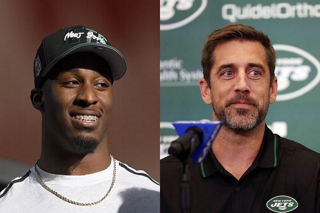 Jets Star Sauce Gardner Says He Has 'Chemistry' with Aaron Rodgers  (Exclusive)