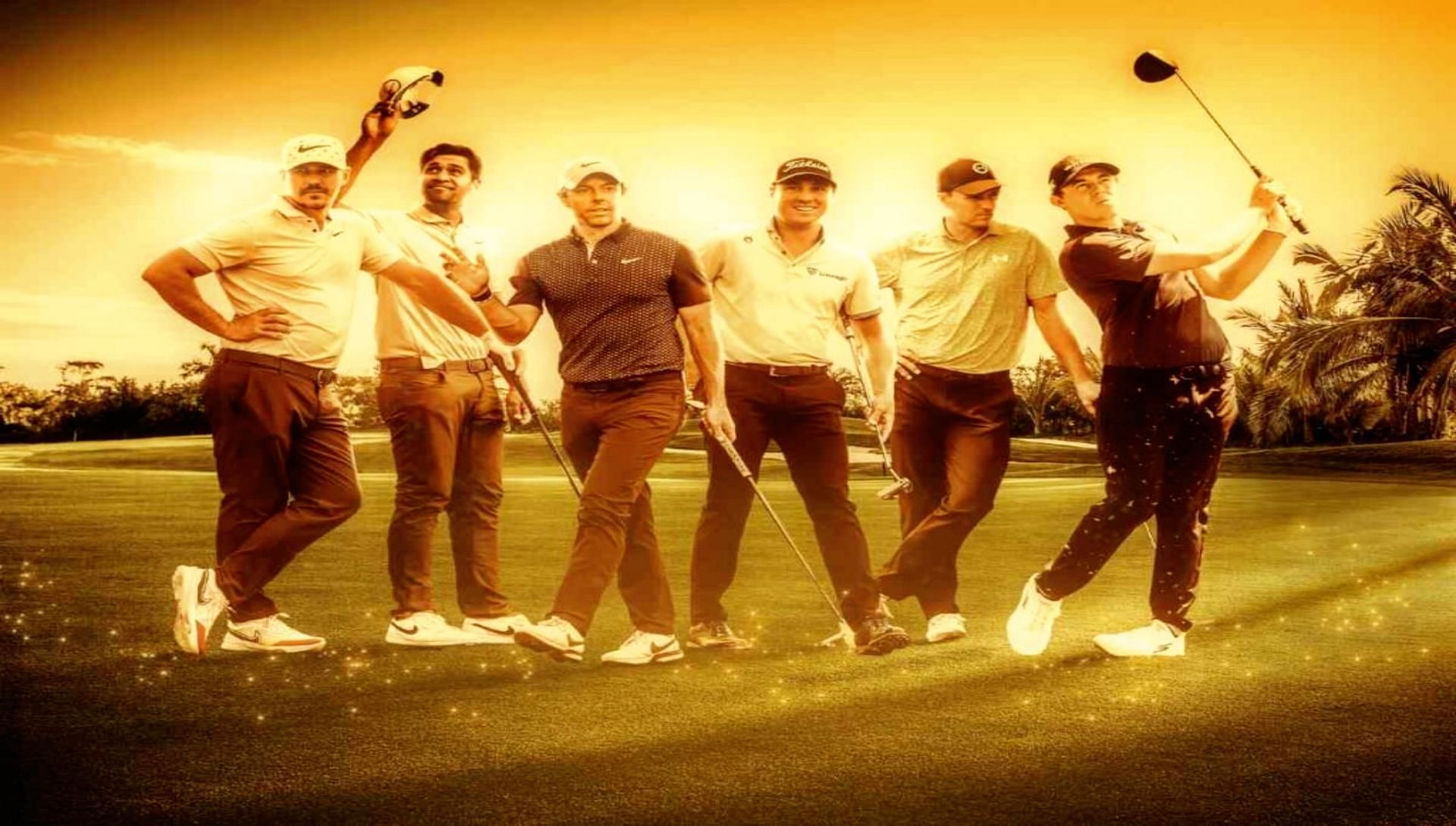 Part of the cast of &quot;Full Swing,&quot; which we could be watching in Netflix