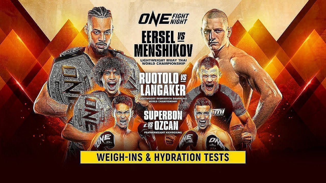 ONE Fight Night 11: Eersel vs. Menshikov