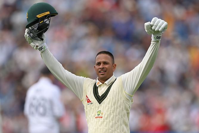 [Watch] Usman Khawaja scores his maiden Test hundred in England on day 2 at Edgbaston