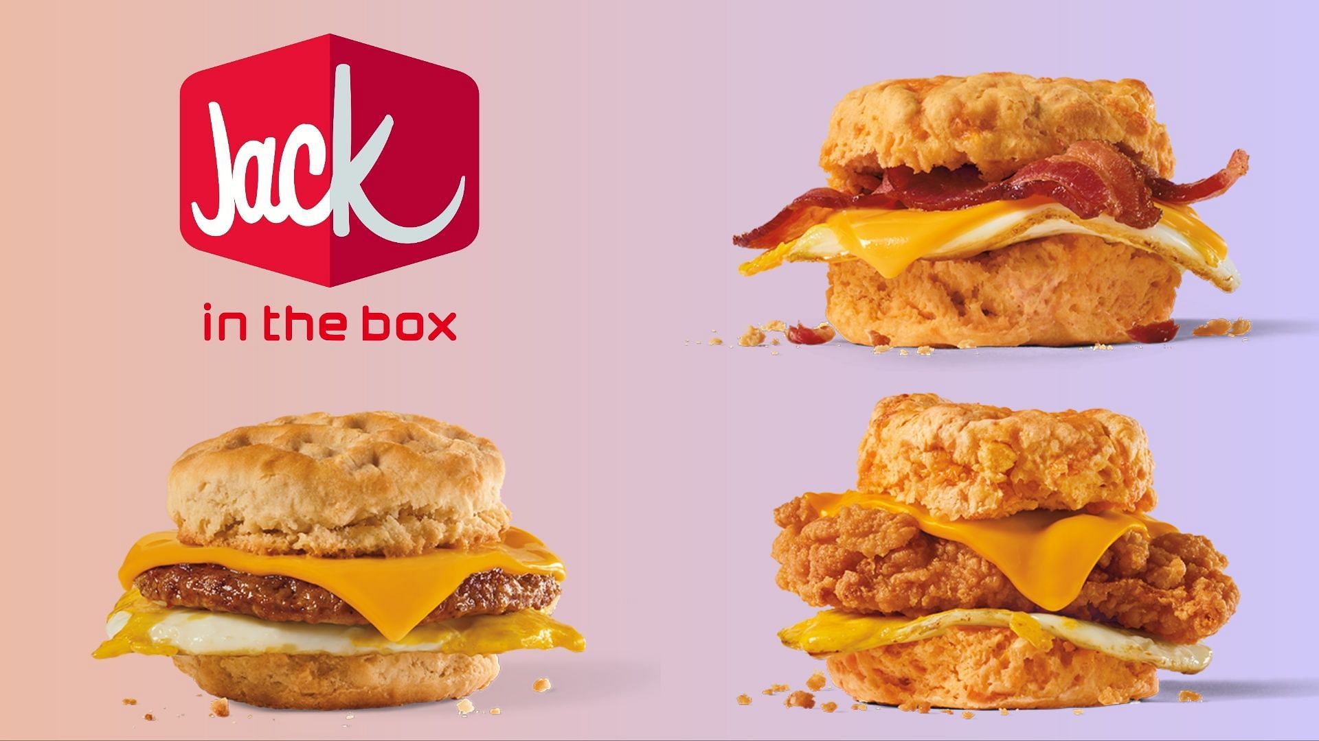Jack in the box brings back the Cheddar Biscuit Breakfast Sandwiches to the menu (Image via Jack in the Box)