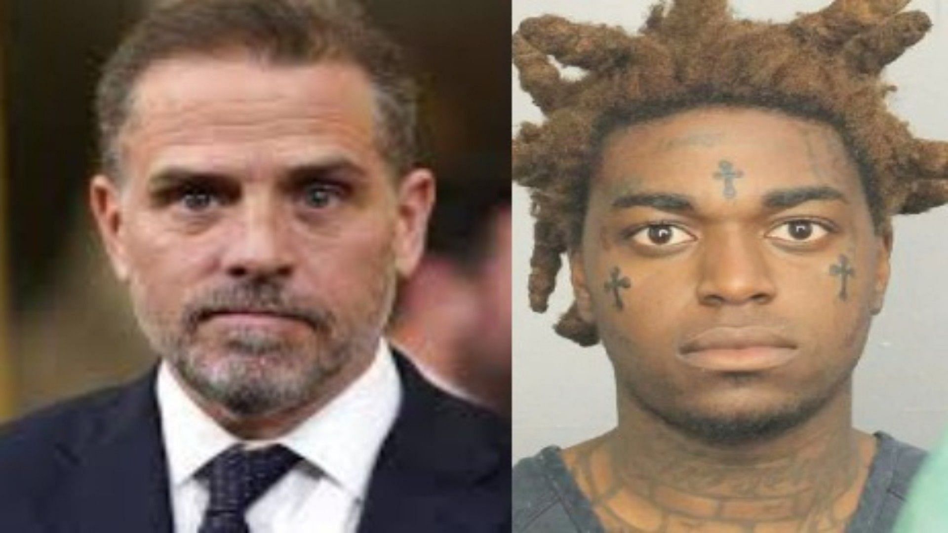 Hunter Biden and Kodak Black (Image via Tony Lane and aGoodDoutfit/Twitter)