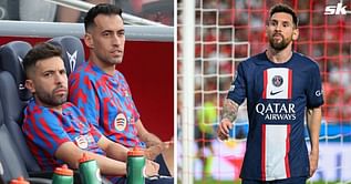 Lionel Messi responds to question on whether Jordi Alba and Sergio Busquets will join him at Inter Miami