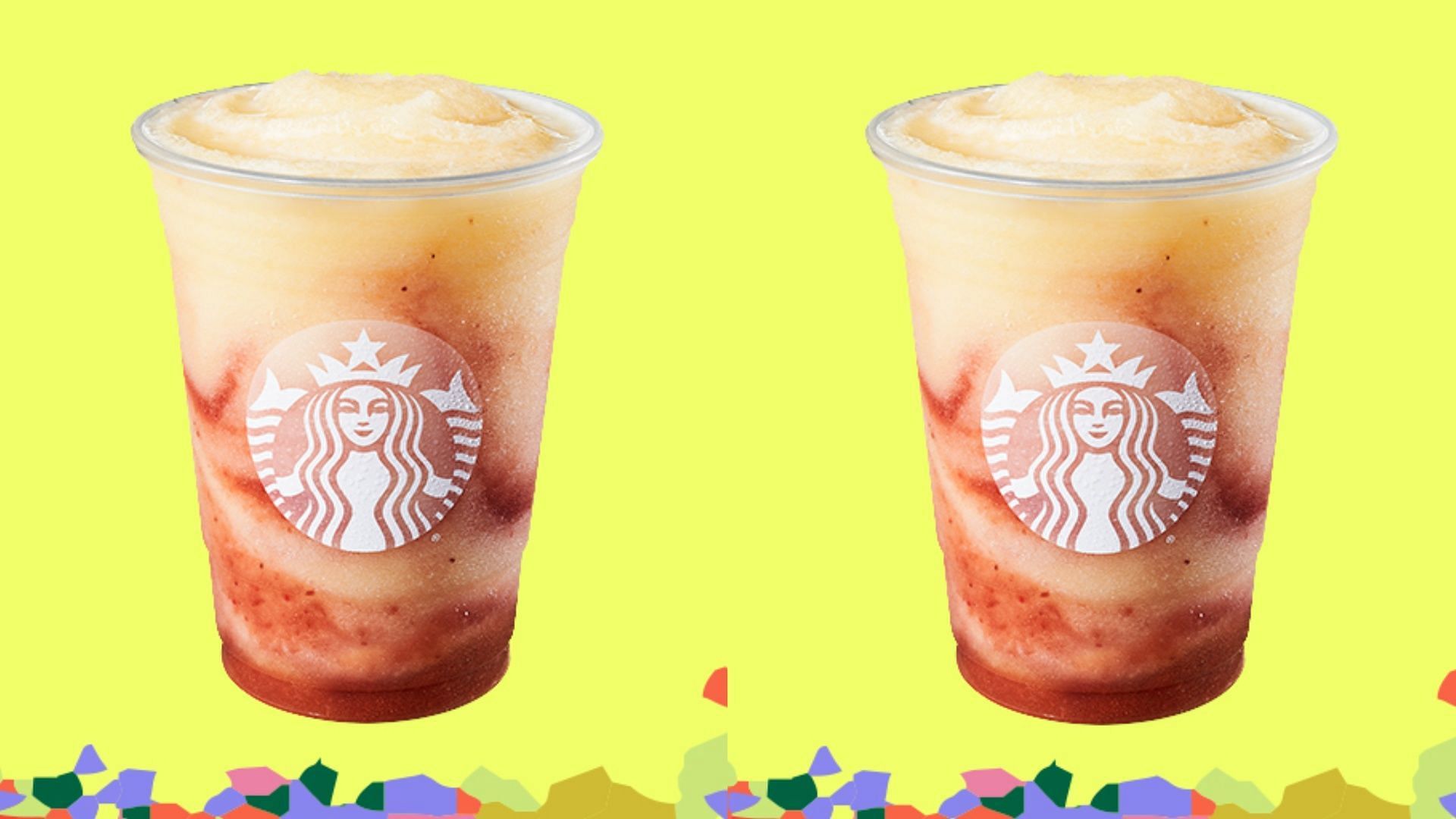 The new Frozen Pineapple Passionfruit S. Lemonade Refresher (Image via Starbucks)