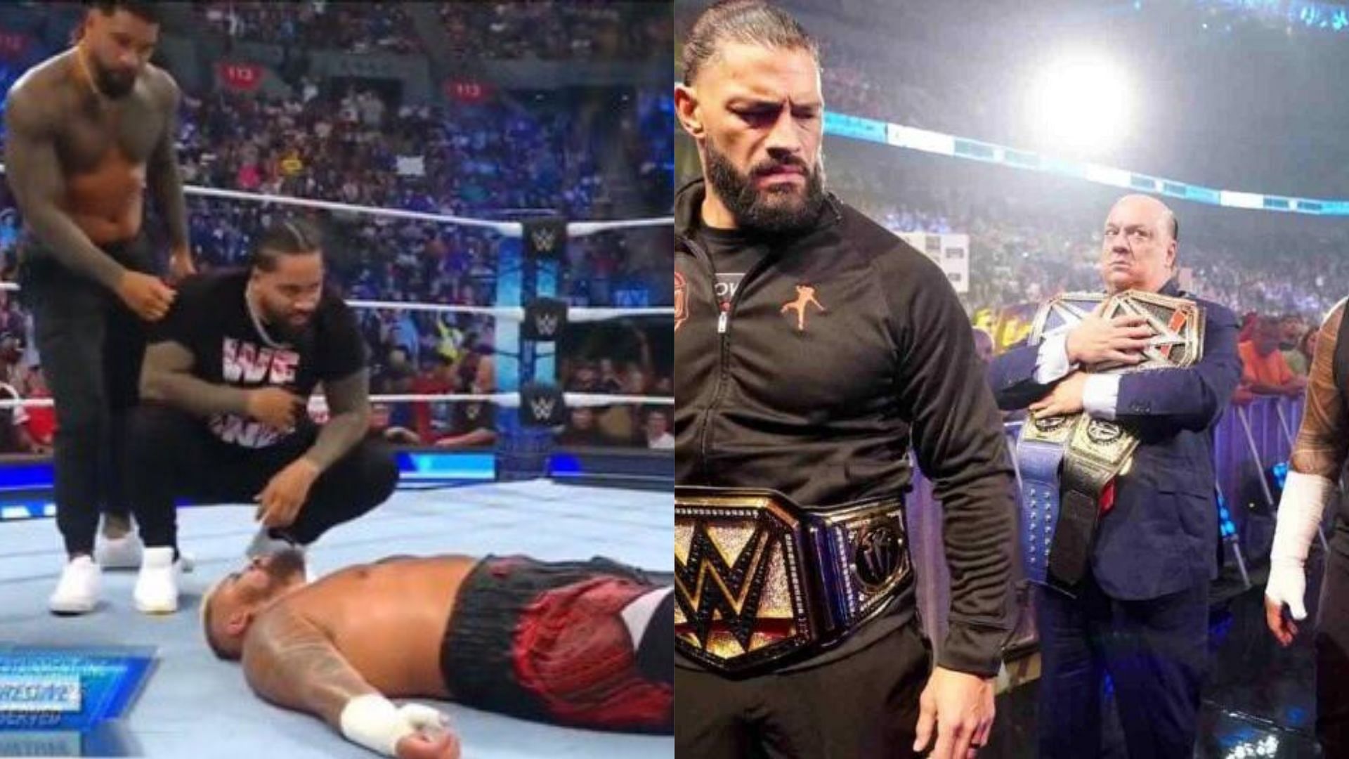 Bloodline member sends a two-word message to The Usos after their ...