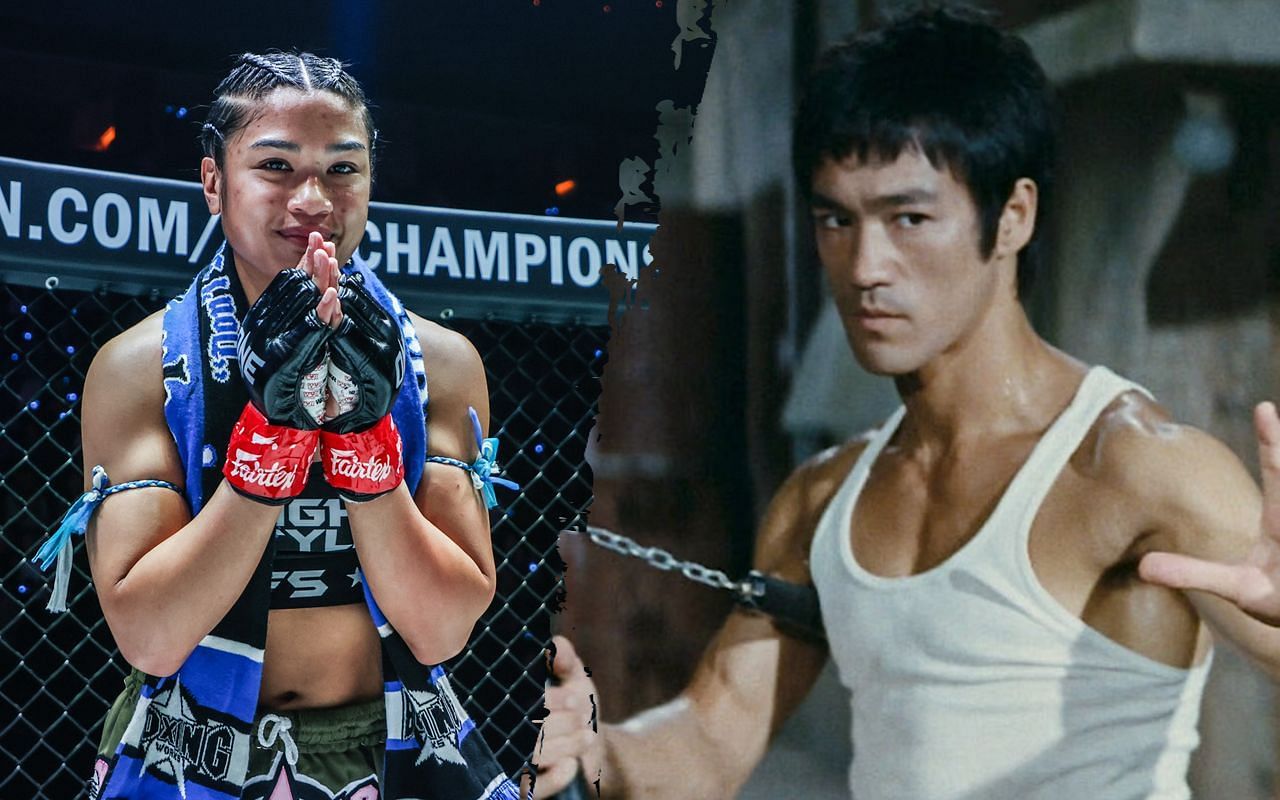 (left) Jackie Buntan and (right) Bruce Lee [Credit: ONE Championship]