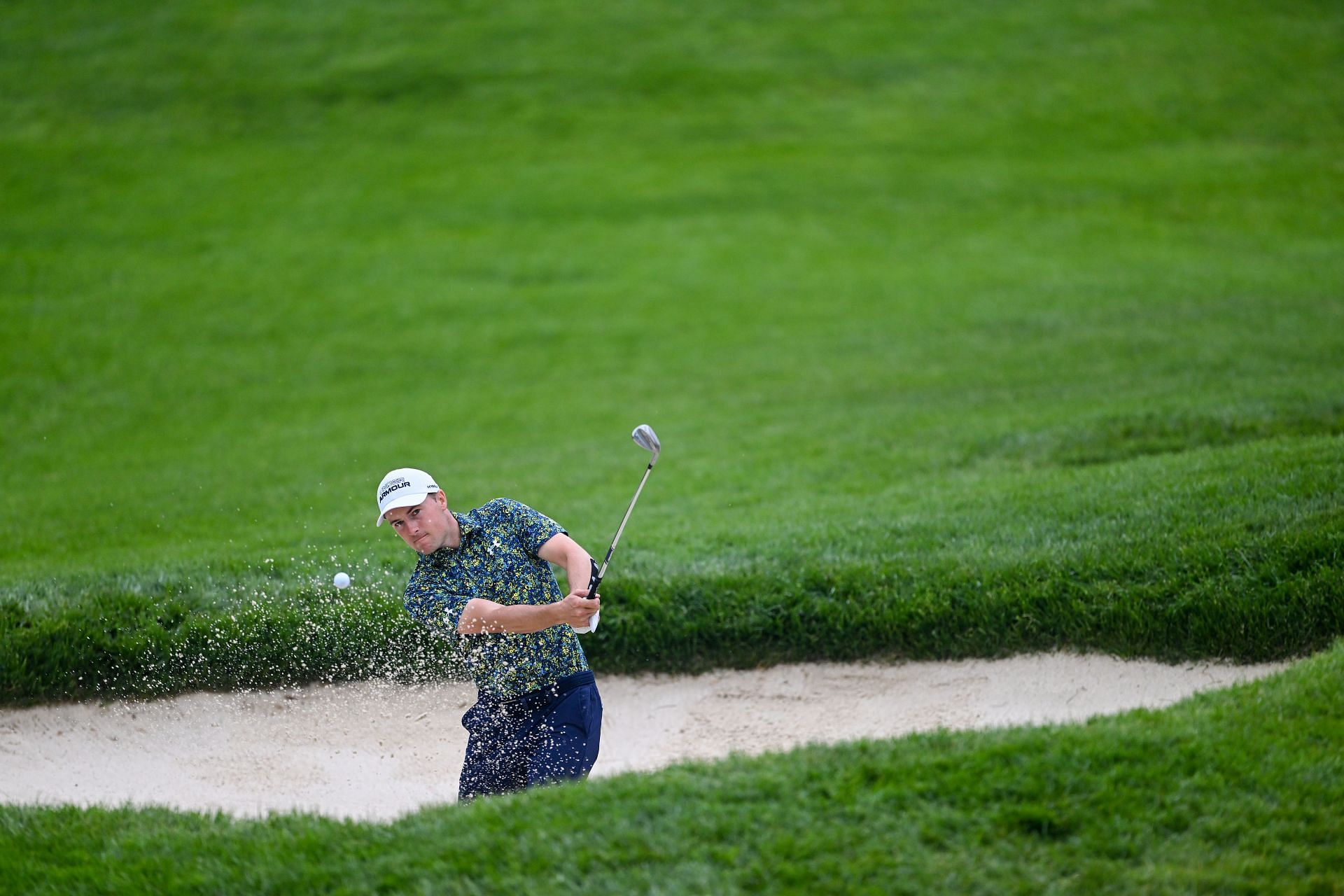 Spieth at the 2023 PGA Championship - Round Two (via Getty Images)