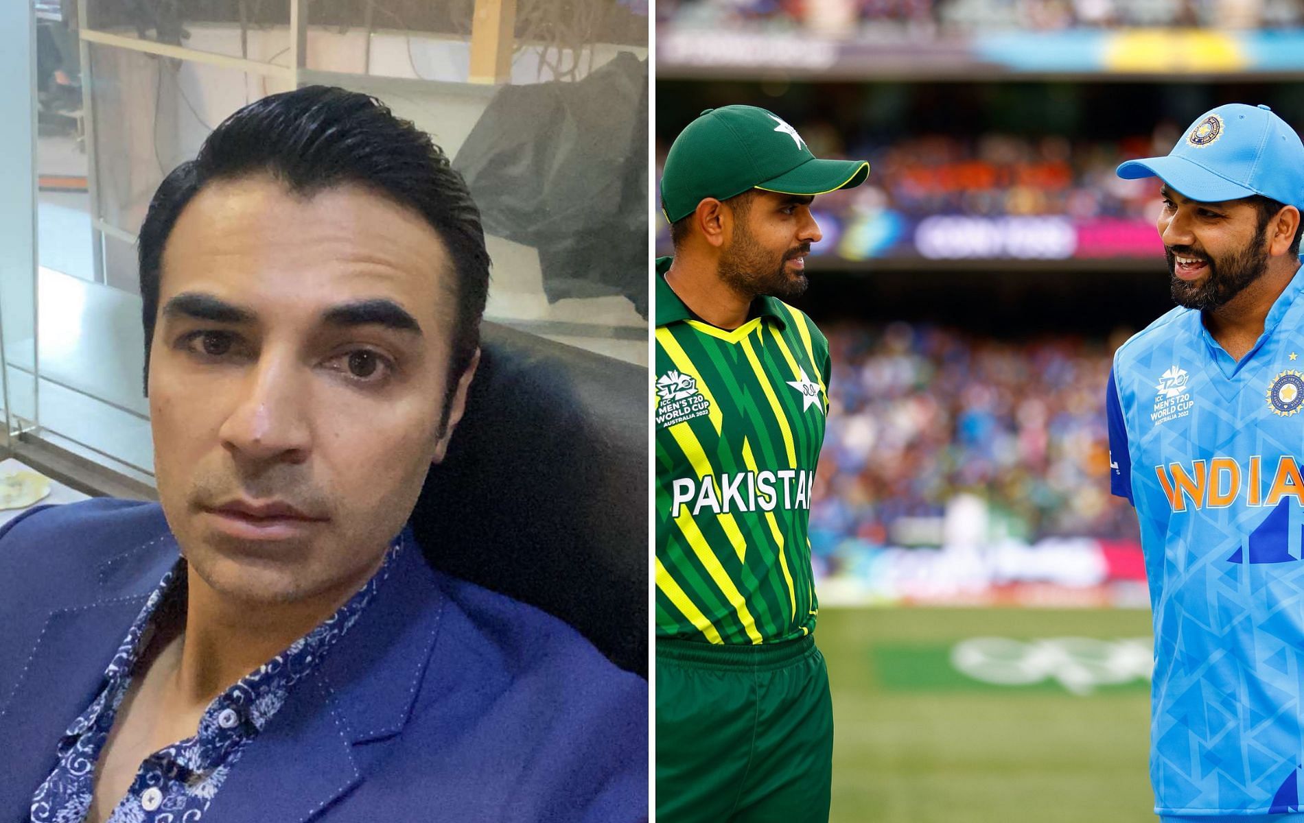 Former Pakistan captain Salman Butt (L). (Pics: Instagram) 