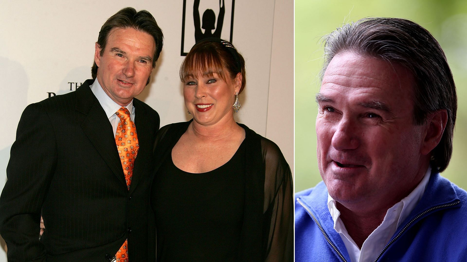 Jimmy Connors with wife Patti McGuire