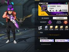 Noobra Raza's Free Fire ID, stats, rank, guild, and more