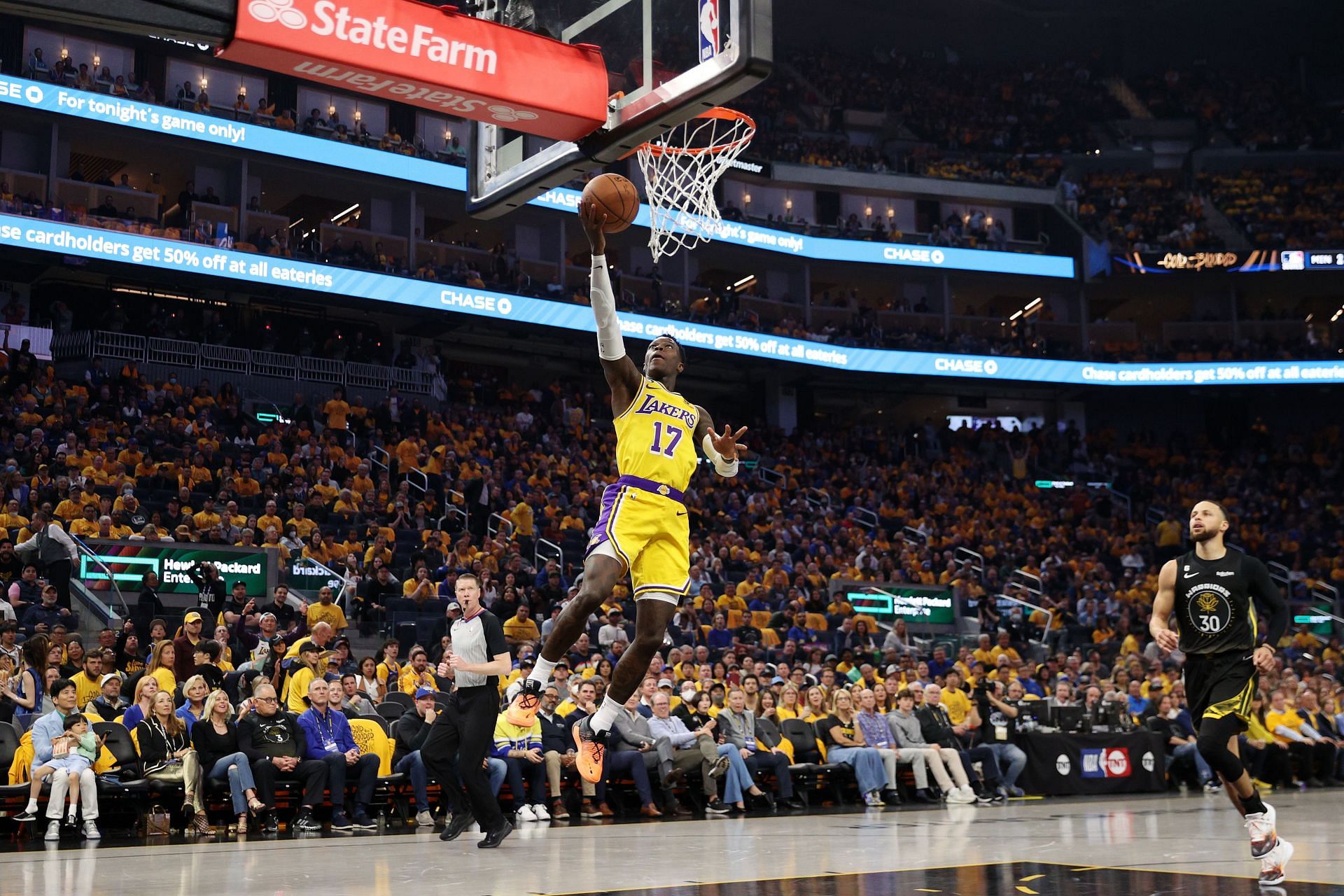 LA Lakers guard Dennis Schroder