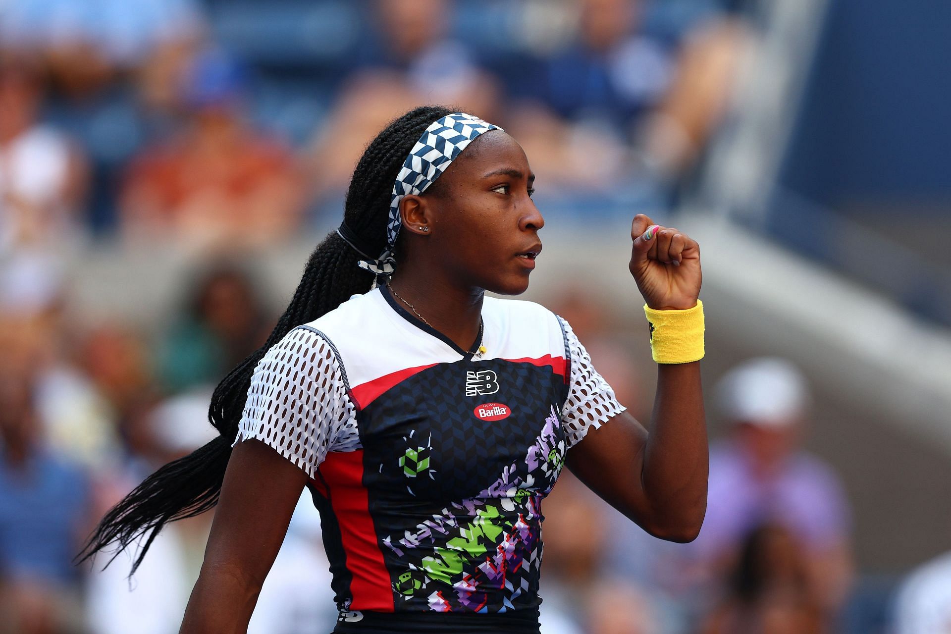 Coco Gauff says she only focuses on playing the ball during matches