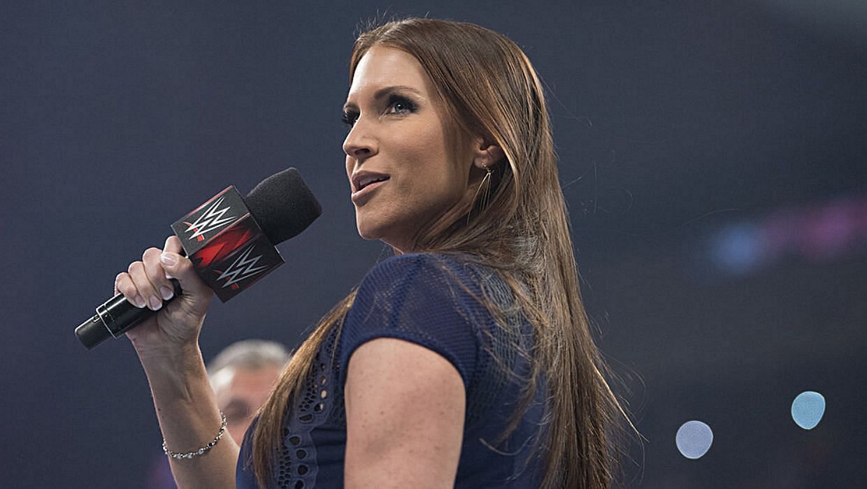 Stephanie McMahon had a memorable segment with former WWE stars AJ Lee and Kaitlyn in 2014.